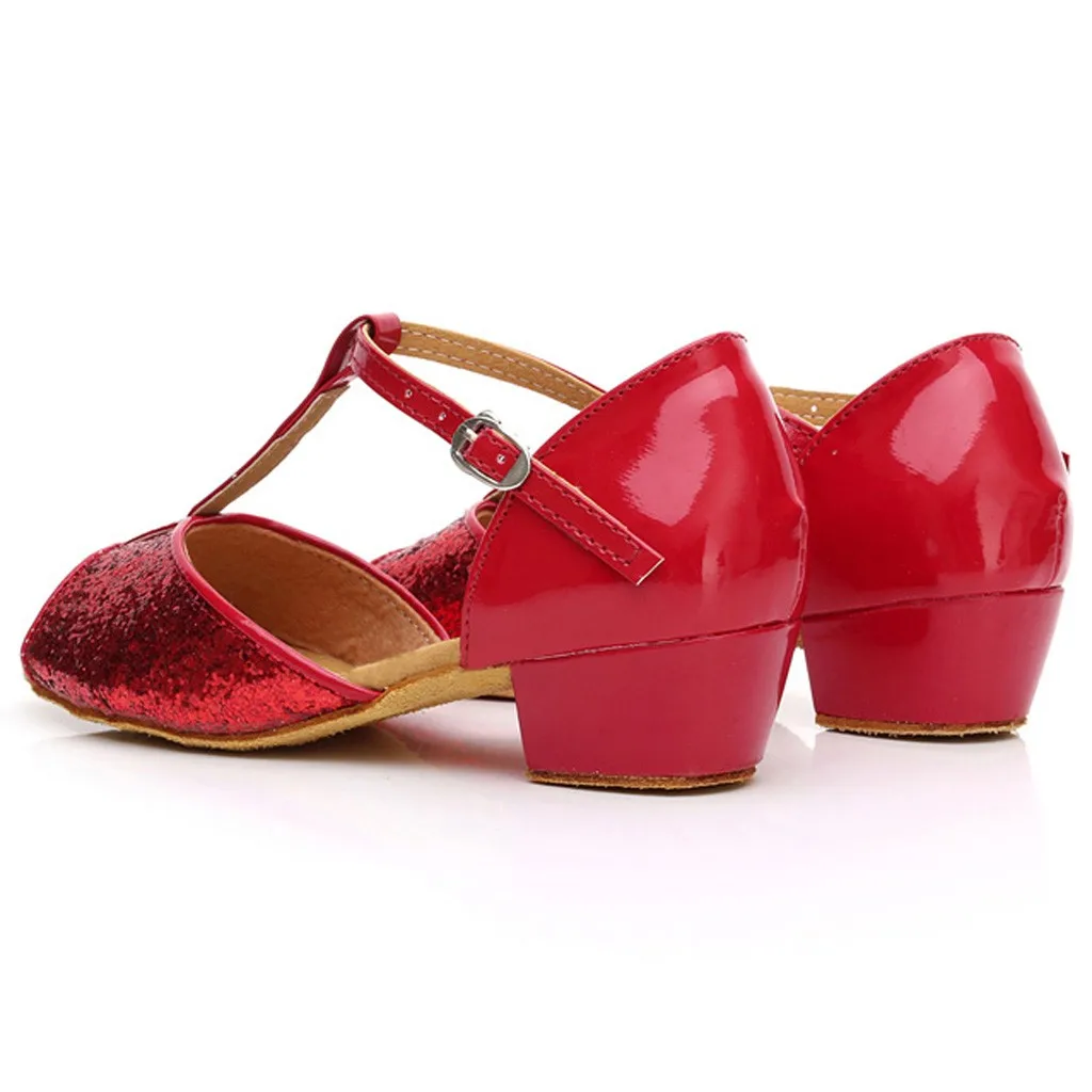 SAGACE/сандалии; обувь для девочек; sandalias Rumba; бальные; латинские; детские сандалии с блестками; sandalia infantil menina; обувь для танцев на квадратном каблуке; 1218