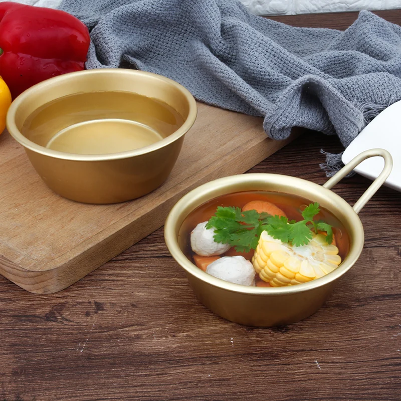 Unibird 1 шт. утолщенная Корейская рисовая чаша позолоченная суповой салатный лапша винный кувшин чашка для завтрака посуда столовая посуда