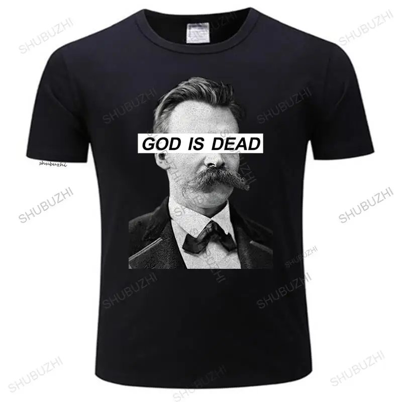 Футболка с надписью God Is Dead | Мужская одежда