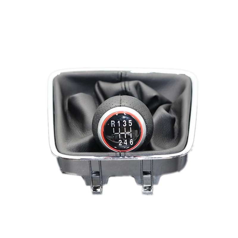 R123456 set Для VW Golf Plus 2005 2006 2007 2008 2009 2010 2011 2012- Автомобильный 5/6 скоростной автомобильный рычаг переключения передач с рычагом переключения передач свободного кроя из искусственной кожи - Название цвета: R123456 set