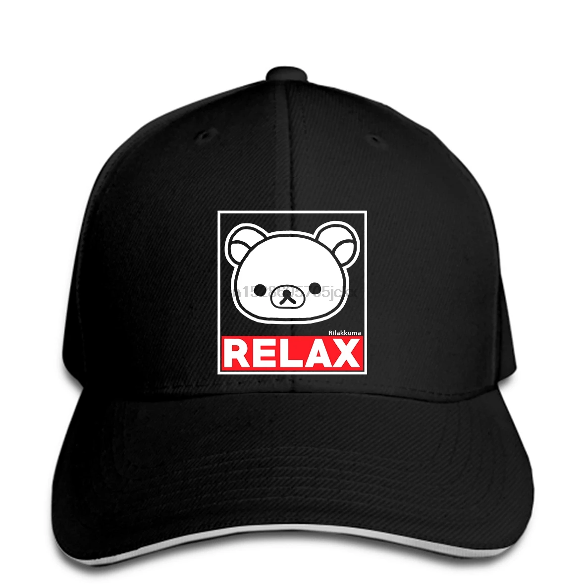 Аниме рилаккума медведь Релакс бейсболка NWT 100 Лицензированная snapback шляпа