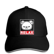 Аниме рилаккума медведь Релакс бейсболка NWT 100 Лицензированная snapback шляпа