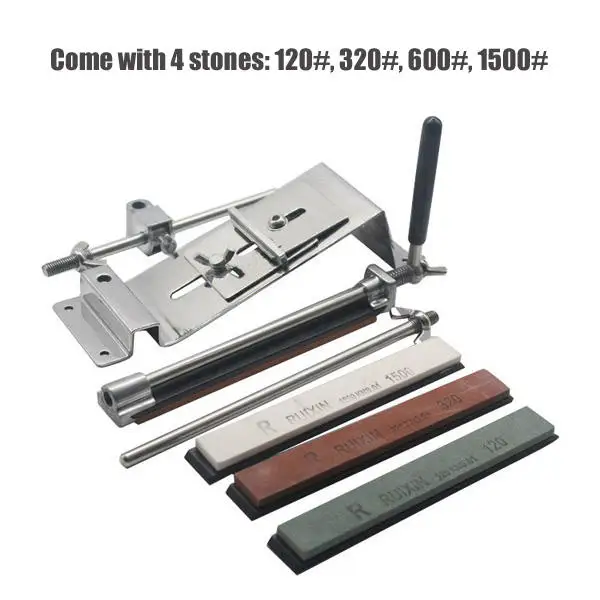 

Profession Kitchen Knife Sharpening Tool Scissor Blade Knife Sharpener Tools With 4 Stones Sharpen Stone