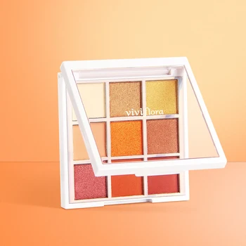 

Eye Shadow Palette Make Up Pallets Women's Eye Cosmetic Private Label 9 colors Sunset Eyeshadow