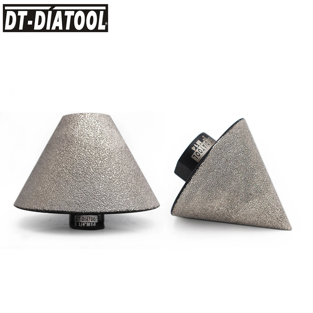 

DT-DIATOOL 2 шт., диаметр 50/82 мм, алмазные фаски для фарфоровой плитки, каменной столешницы, резьба M14, 60 градусов