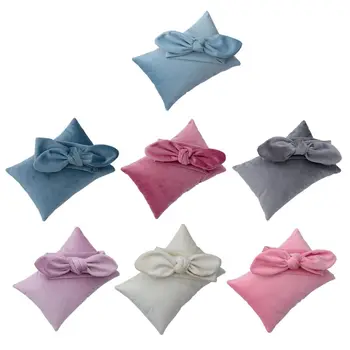 

2Pcs/Set Newborn Photography Prop Infant Headband +Pillow Set Studio Photo Shoot