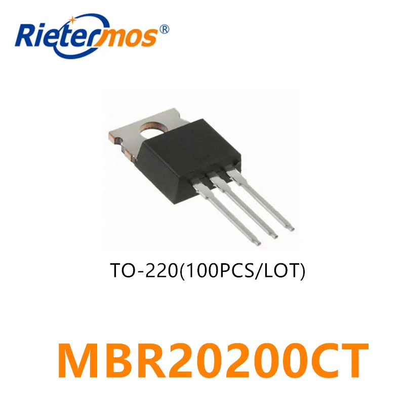 

100 шт. MBR20200CT MBR20200 TO-220 20A200V высокое качество