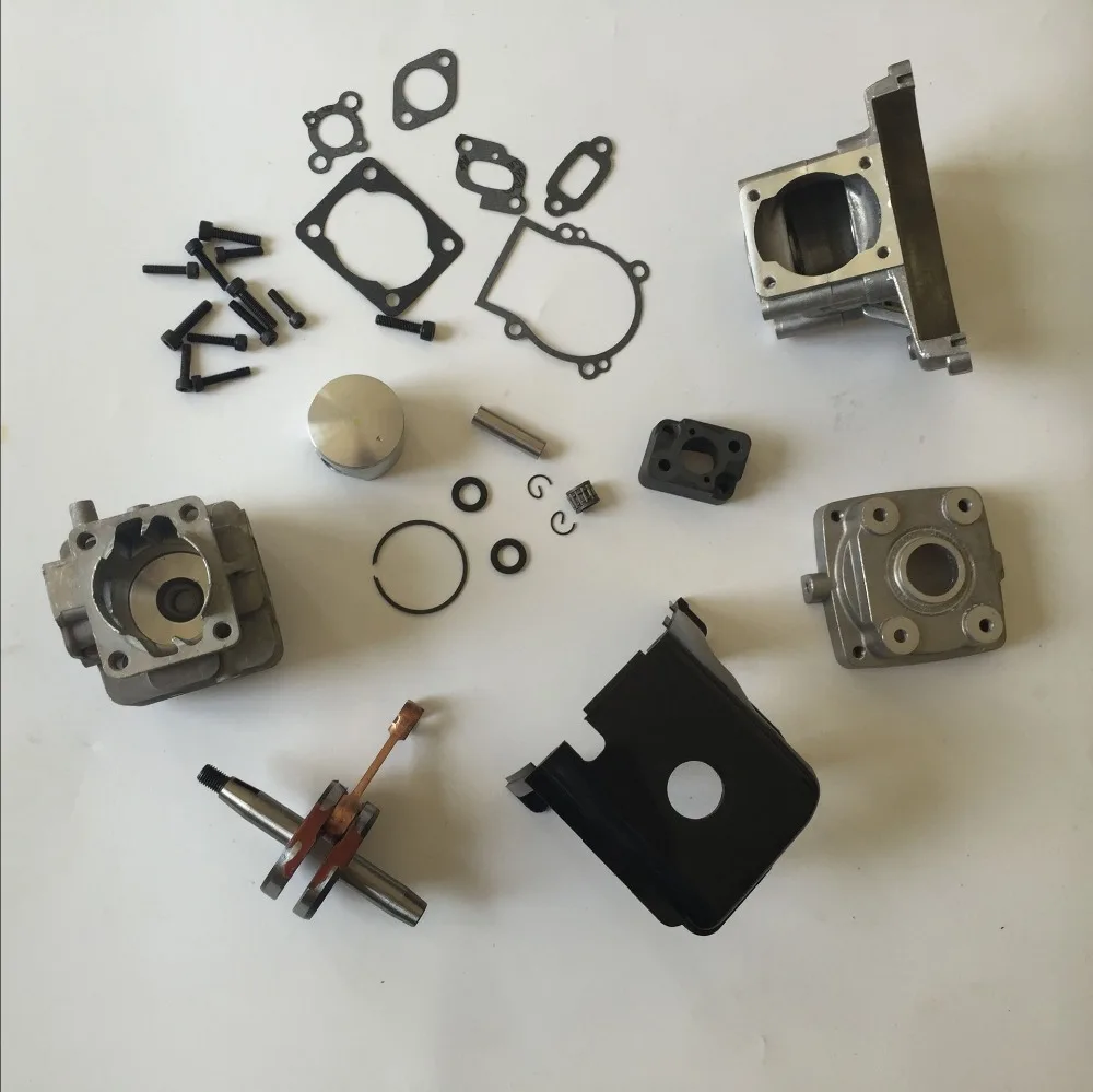 36CC Cylinder Piston Crankcase Kit for TOP SPEED KINGMOTOR Engine Upgraded for 1/5 Hpi Rovan Baja Losi Engines Rc Car Parts