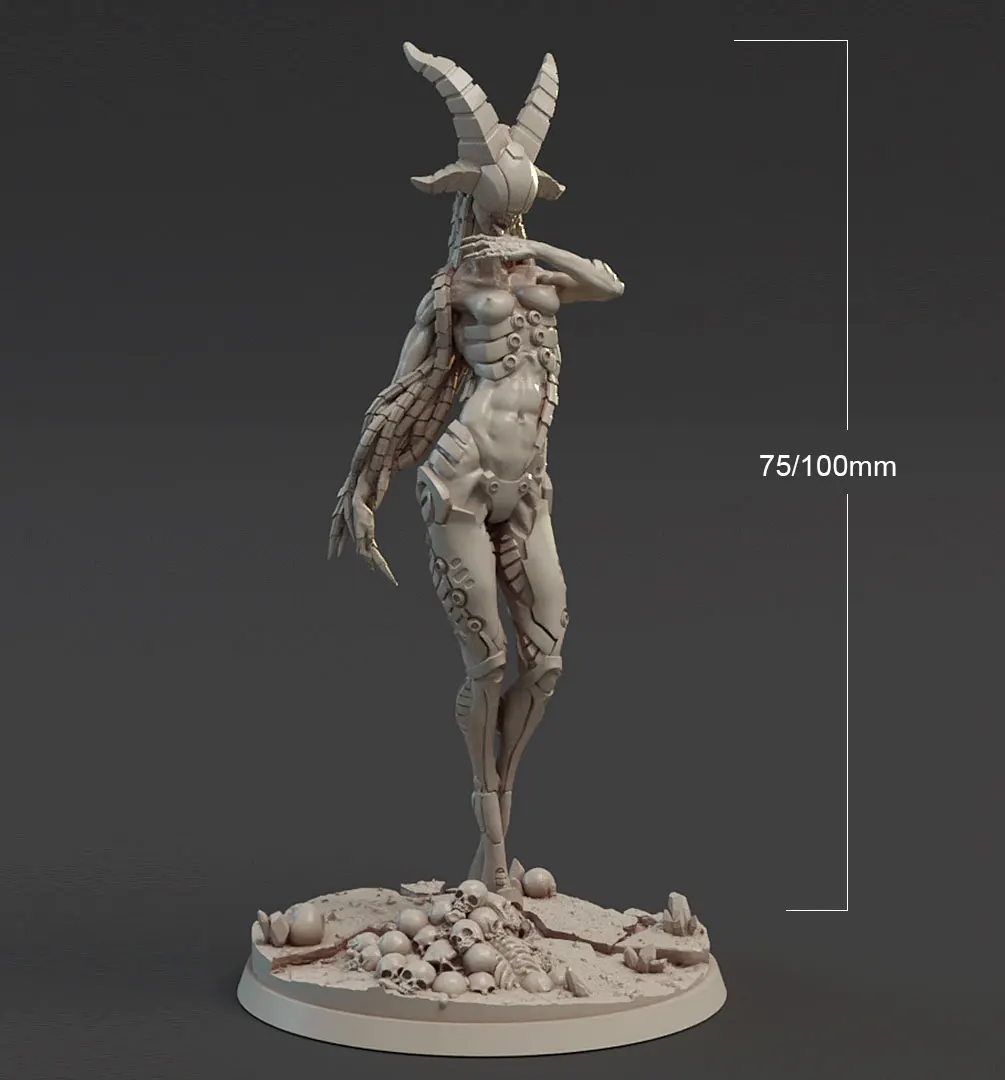 1/32 Predato Resin Figure Unpainted Model Kits Unassembled Sci-Fi Warrior Statue 