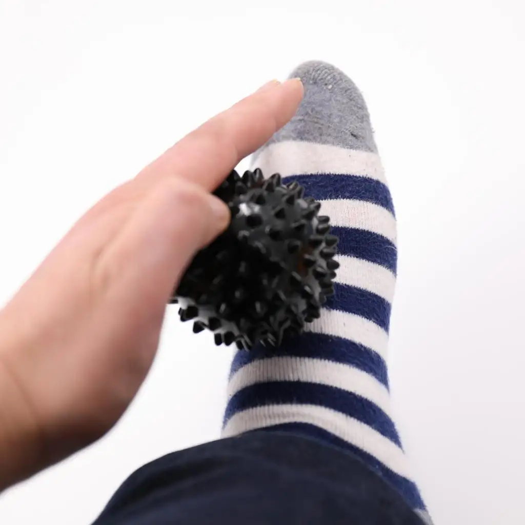 1x Comfort Spiky Ball Massage Trigger Point Hand Exercise Pain Stress Relief