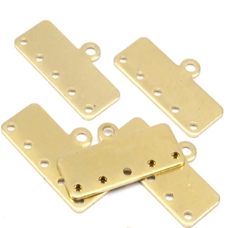 

.. 25pc.. Raw Brass Bracelet Parts Connectors. (25x10x0.80mm) Brc247..