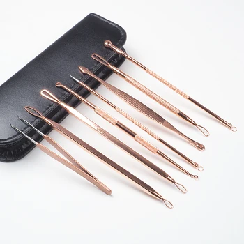 

7pcs Black Spots Needles Blackhead Remover Tool Pore Cleanser Pimple Blemish Extractor Beauty Acne Remover Tools