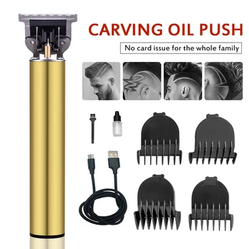 

HOT!!! Electric Hair Cutting Machine Hair Clipper T-Outliner Trimmer Baldheaded Shaving Cordless Professional Men Hair Clipper