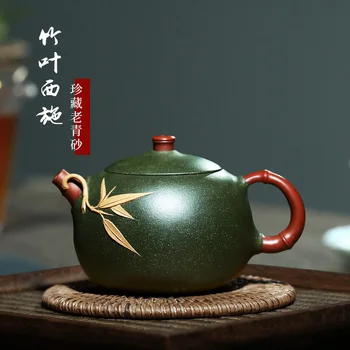 

Chang tao 】 yixing are recommended by xiao-lu li pure manual undressed ore azure mud bamboo xi shi 290 cc