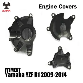 

Motorcycle Engine Cover Protect Protective For YAMAHA YZFR1 YZF R1 2009 2010 2011 2012 2013 2014