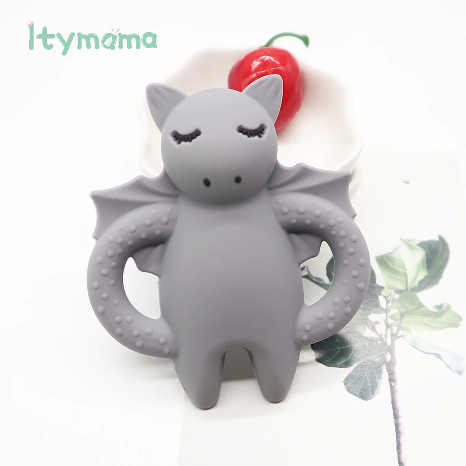 Itymama безопасный Прорезыватель для малышей, игрушки для малышей, без бисфенола, Прорезыватель для зубов, силиконовый прорезыватель, жевательный зуб, уход за зубами, подарок для младенцев