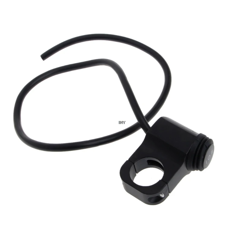 Motorcycle Switch 22mm 12V 10A Motorcycle CNC Fog Brake Light Handlebar Headlight On Off Switch