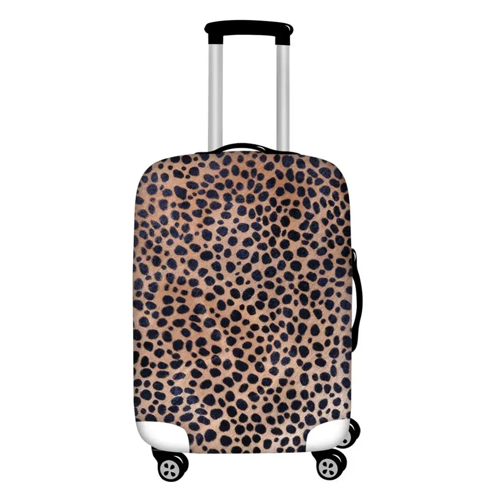 ELVISWORDS Толстый эластичный геометрический багажный Защитный чехол Модный мужской женский чемодан дорожная сумка на колесах накидка сумки для путешествий - Цвет: ZBN561