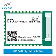 NRF52833 2,4 GHz RF модуль BLE 5,1 сетки нить ZigBee 8dBm Беспроводной приемопередатчик для Бла (беспилотный летательный аппарат умный дом cojxu E73-2G4M08S1E NRF52833 2,4 GHz RF модуль BLE 5,1 сетки нить ZigBee 8dBm Беспроводной приемопередатчик для Бла (беспилотный летательный аппарат умный дом cojxu E73-2G4M08S1E