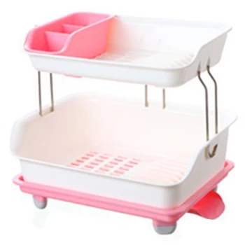 

Multifunctional Dish Drainer Racks Holders Kitchen Utensils Dishes Chopsticks Storage Organizer Dish Shelf Kitchen Accessories-P