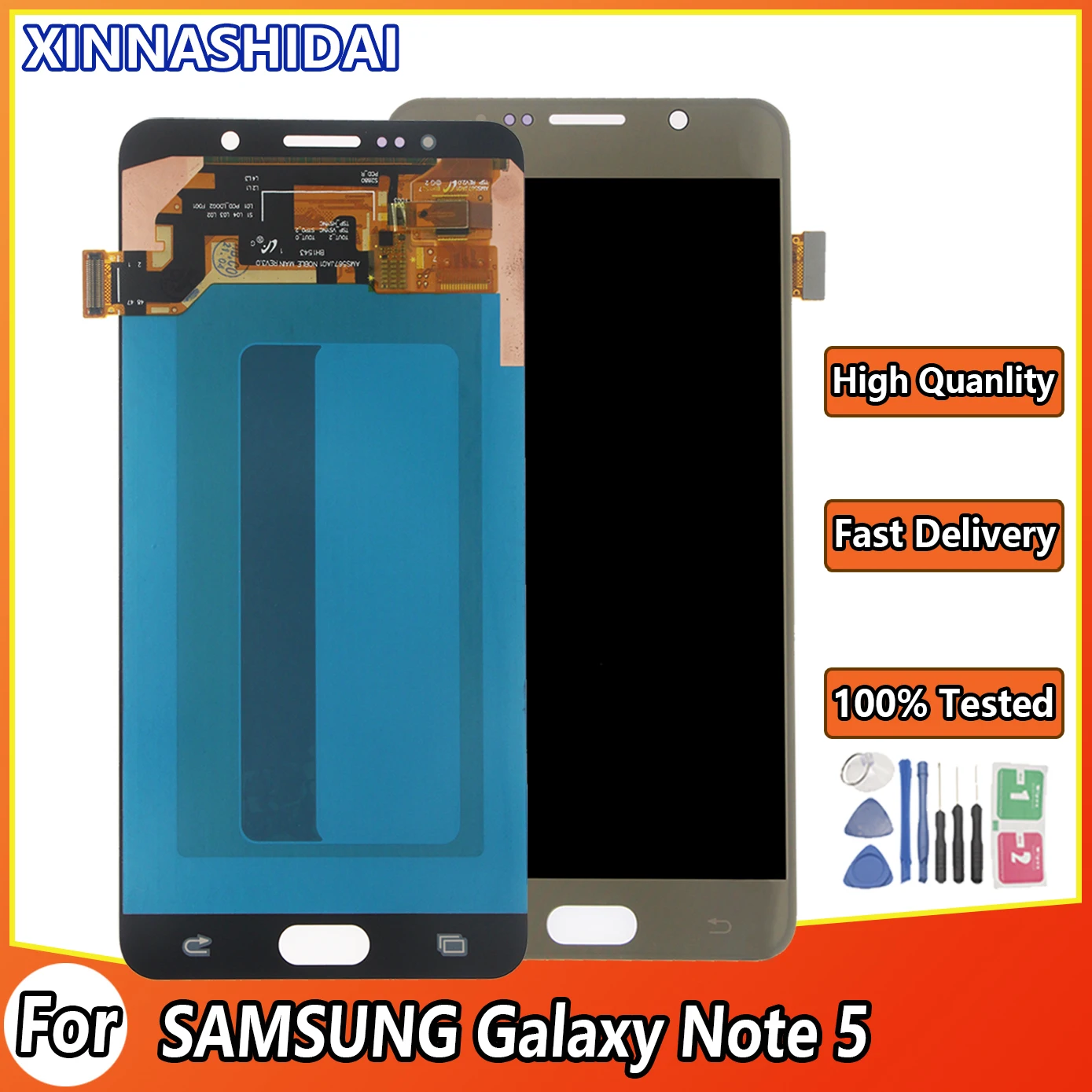 ЖК-дисплей для SAMSUNG Galaxy Note 5 Note5 N9200 N920F N920A N920T N920C N920V N920 с сенсорным экраном и