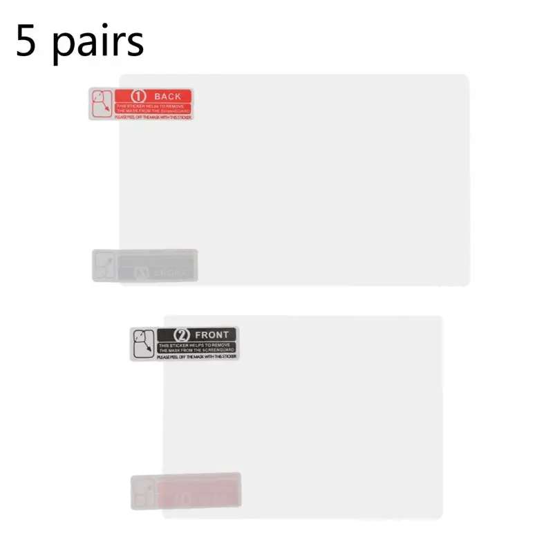 

5 PCs Plastic Clear Protective Film Screen Lens Cover Protector For Nintendo Switch 2DS NEW 2DS LL NEW 3DS XL