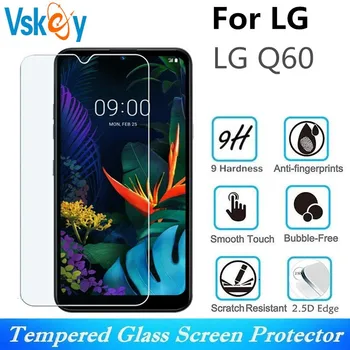 

VSKEY 10pcs 2.5D Tempered Glass for LG Q60 Anti Scratch Protective Film Q60 Screen Protector