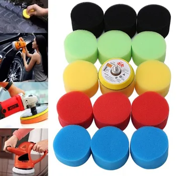 

MultiFunction Car Polishing Buffer Waxing Sponge Pad Kit with Drill Adapter Car Scratches Remove Waxing car Repair Accessories