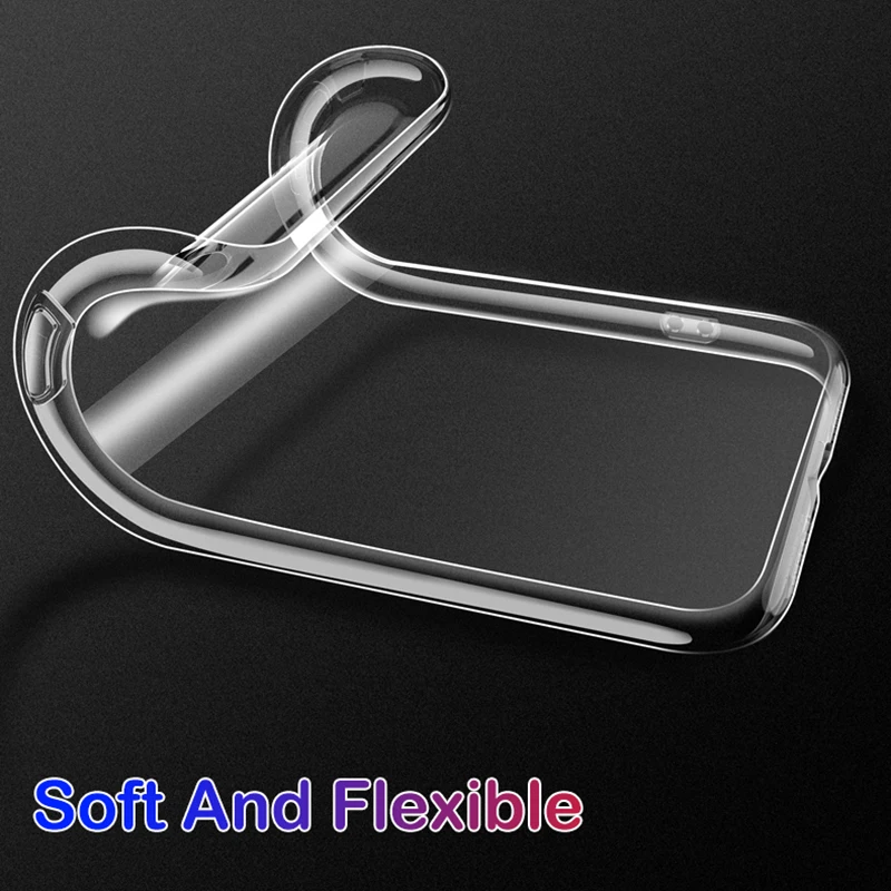 Ultra Thin Clear Phone Case For iPhone 11 7 Case Silicone Soft Back Cover For iPhone 11 Pro XS Max X 8 7 6s Plus 11 XR 5 SE 2020