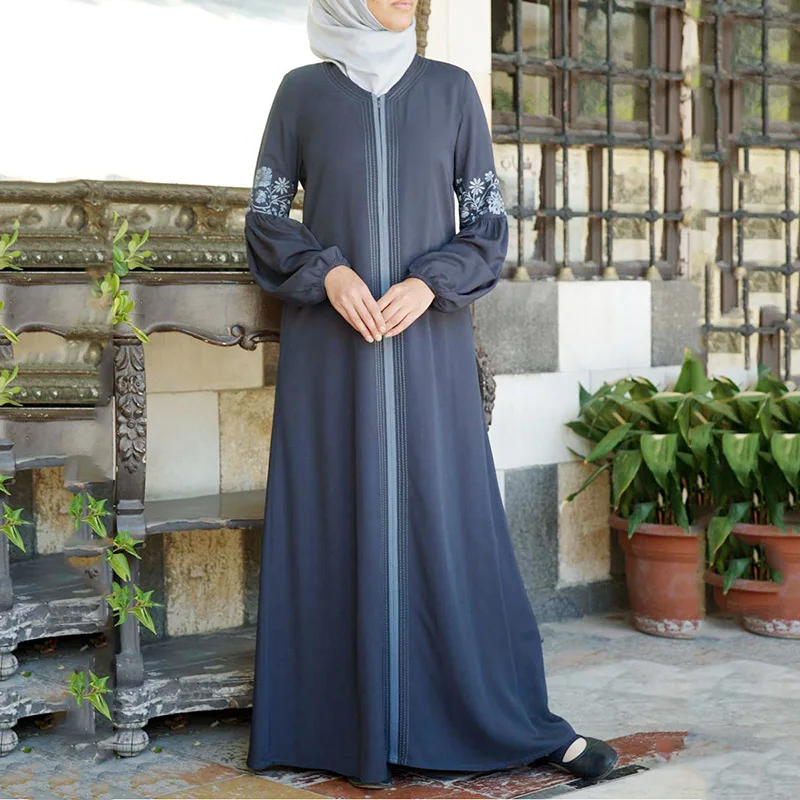 

Abaya Kimono Dubai Woman Dress Muslim Fashionable Dress Islamic Plus Size Dress Arab Turkey Ramadan Mosque Breathable Cool Skirt