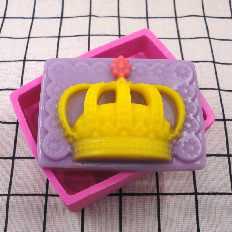 3d силиконовая форма для мыла Queen Crown DIY формы ручной работы принадлежности