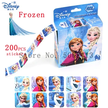 

HOT 200pcs Disney Princess Sophia Frozen 2 Sticker Princess scrapbooking For Kids Decor Diary Notebook Decoration Toy Stickers