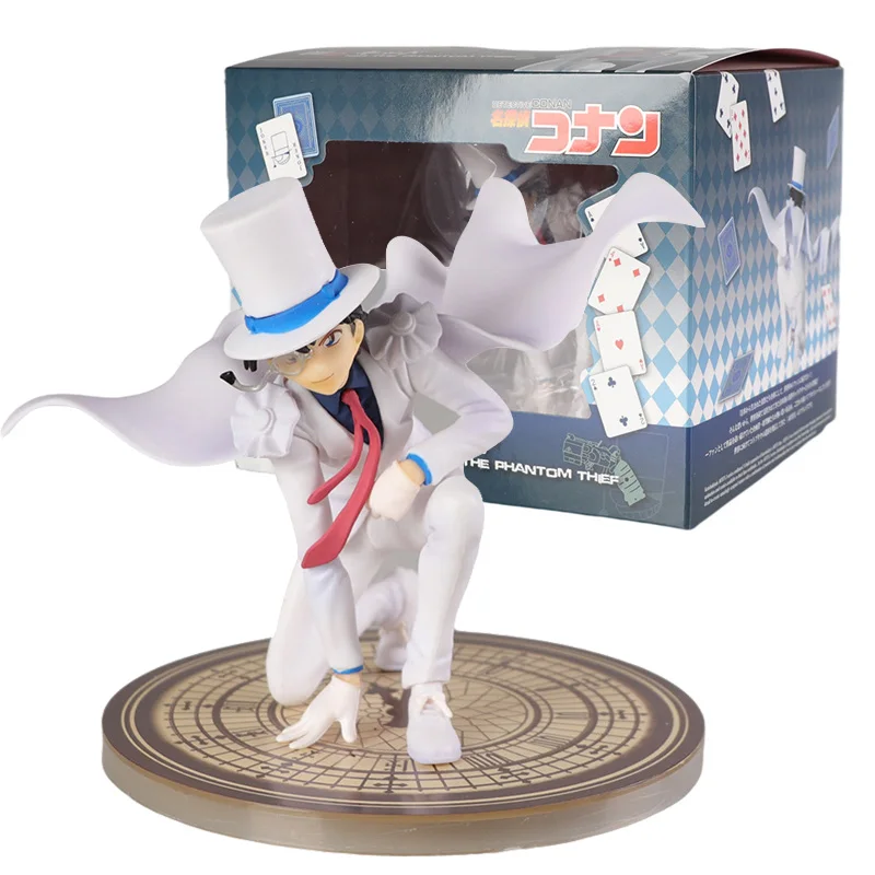 13 см Аниме Детектив Conan Magic Kaito kustuff Кайто Кид. Детский фантомный вор из ПВХ