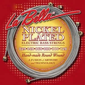 

Sn40-cb strings for 6 string bass guitar, Nickel Plated, 29-128, La Bella