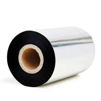 

Thermal Transfer Ribbon, Resin Ink Film, 1 Roll for PET Barcode Label Printer, 1 Inch Core