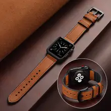 Силиконовый+ кожаный ремешок для Apple watch 5 ремешок 44 мм iWatch ремешок correa 42 мм 38 мм 40 мм ремешок для часов pulseira Apple watch 4 3 2 1 44