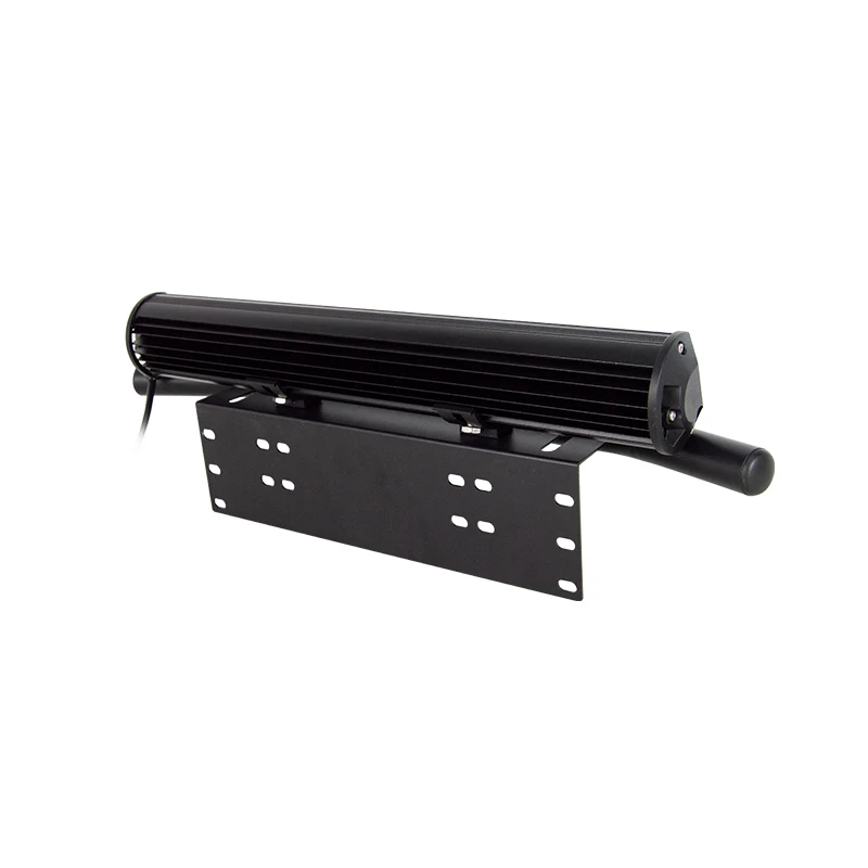 Auxtings 4/17/20/23in Led work Light bar 20'' offroad LED light bar 4x4 car light &23'' License Plate Bracket Bull Bar 12v 24v