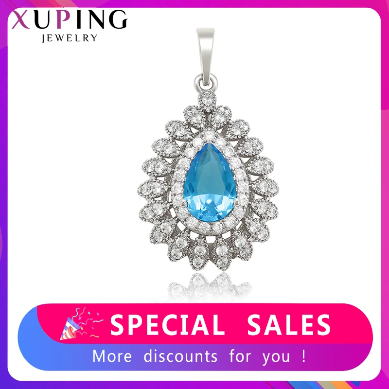 

Xuping Fashion Simple Drop Shape Style Pendant High Quality Charm Design Lovely Jewelry Plated Christmas Gift S233.2-35455