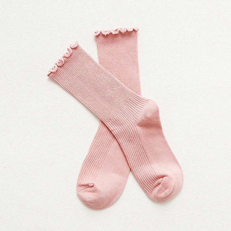 Модные мягкие хлопковые женские носки с кружевными оборками высококачественные милые носки на весну-лето удобные милые носки с оборками для маленькой принцессы - Цвет: 10
