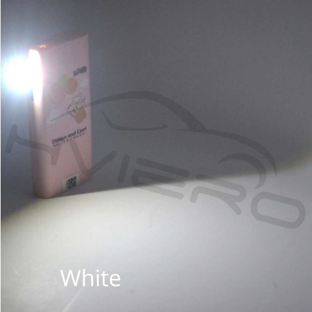 Hviero 1pcs One-sided Pocket Card Lamp Bulb Led Keychain Mini LED Energy Saving Warm White Night Light Portable Novelty Bulb USB Power