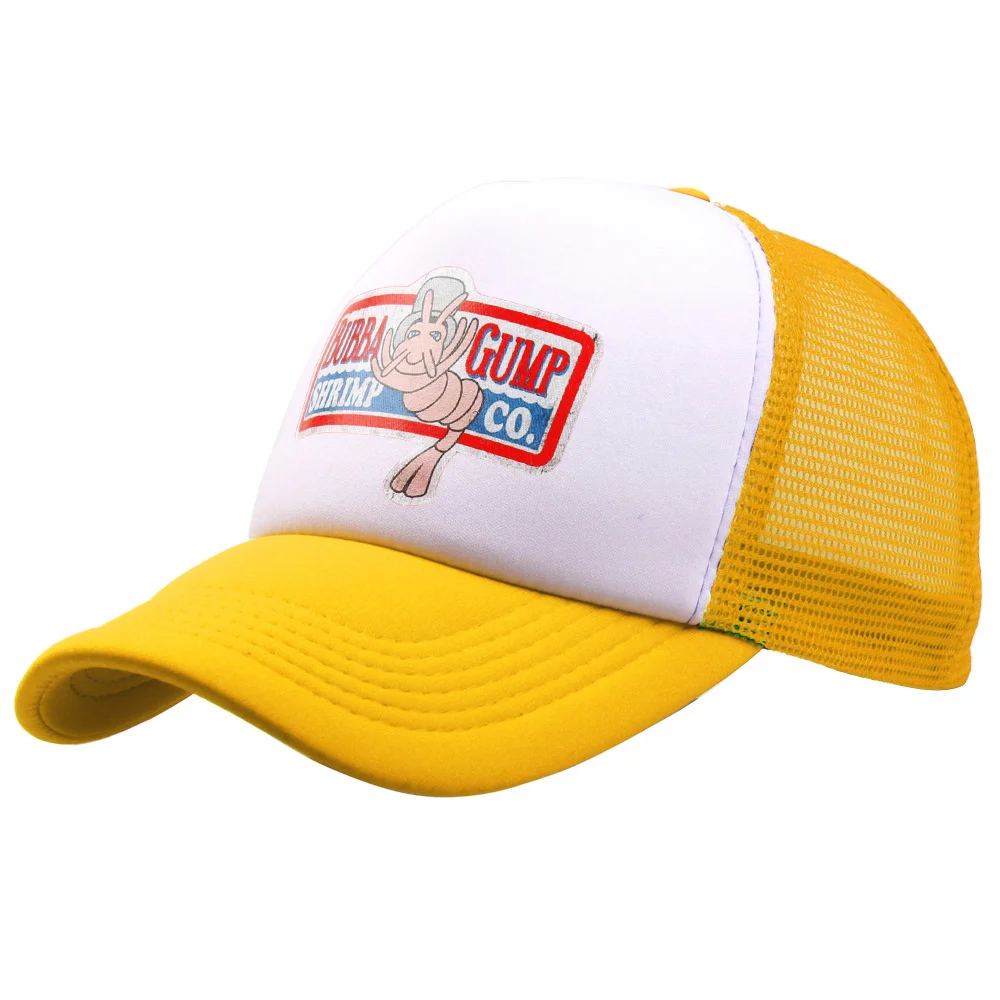 Adjustable Bubba Gump Baseball Cap Shrimp Co. Embroidered Hat Forest Gump Costume Hats Shrimp Hat Cotton Mesh Cap 4
