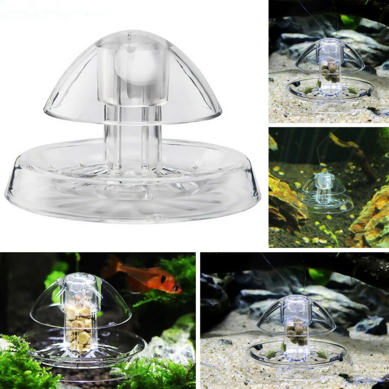 6/8cm Aquarium Fish Tank Plastic Transparent Snail Trap Catcher Plants Pest Catch Box Leech Environment Cleaning Tool Snail Trap