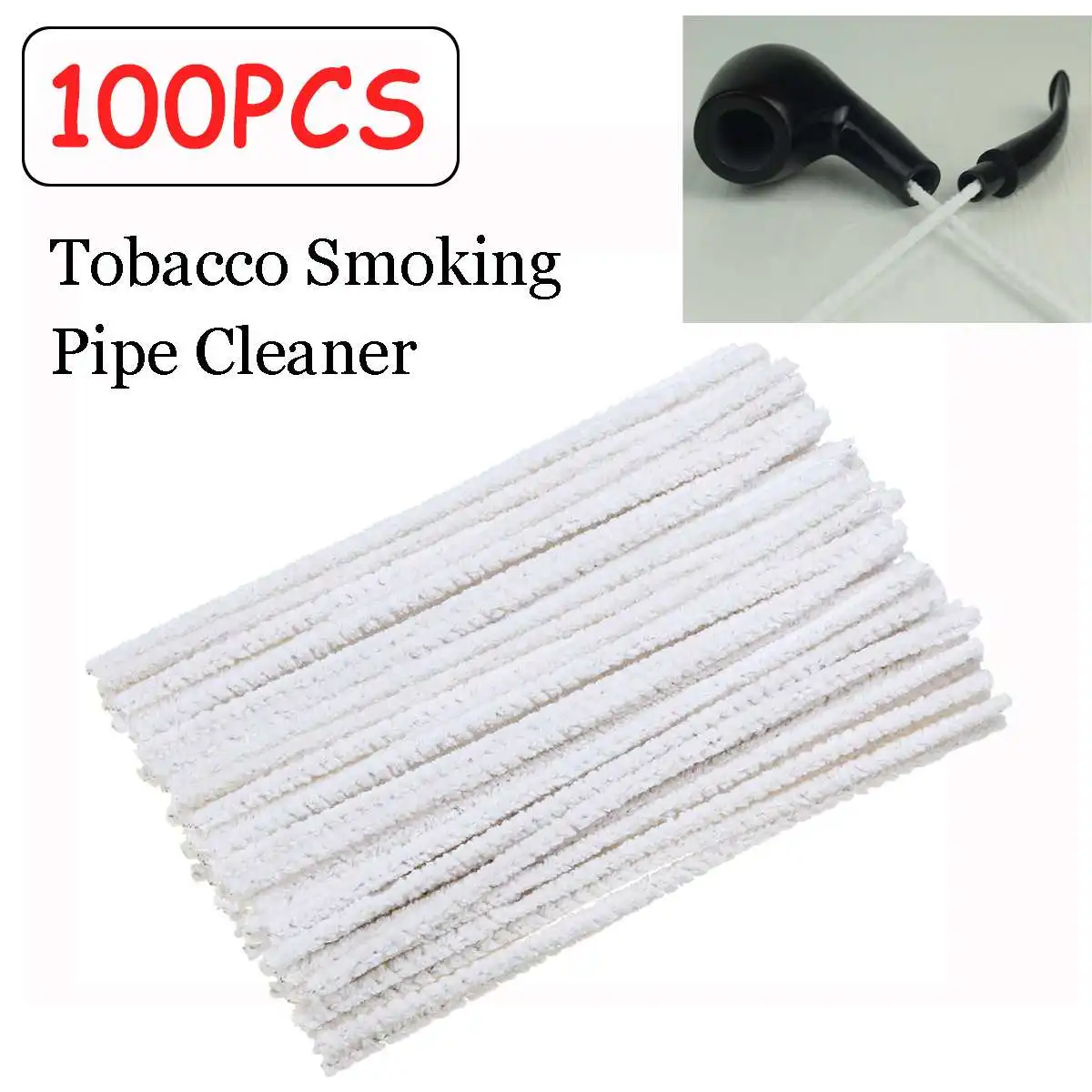 50/100pcs Tobacco Smoking Pipe Cleaner Cleaning Tool Cigarette Accessories