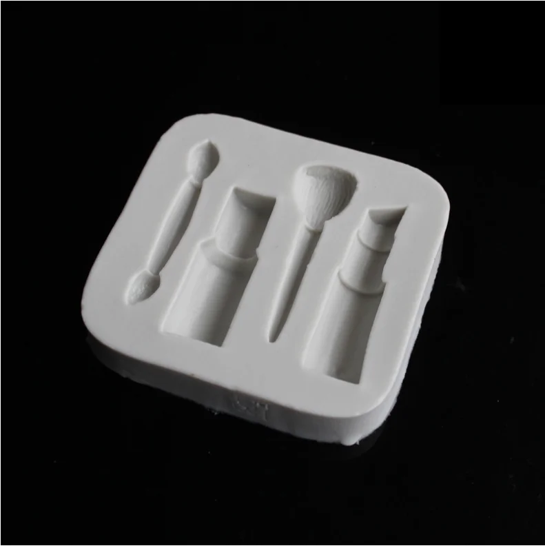 Makeup Tools Lipstick Cake Silicone Mold Gumpaste Chocolate Candy Clay