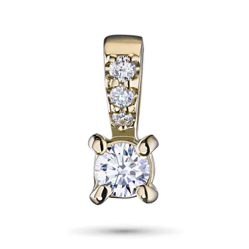 

Pendant made of yellow gold with diamonds e0301pd12161200