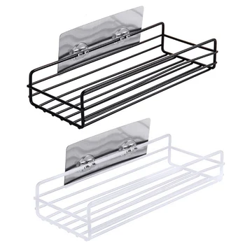 

Kitchen Storage Box Stainless Steel Storage Rack Corner Rack Japanese Iron Bathroom Racks Wall-mounted Shower Gel Storage Rack