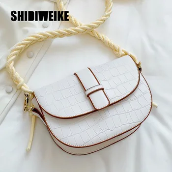 

2020 Fashion new Crossbody Bag and Small Satchel Purse for Women Vintage Saddle Handbag and Shoulder Bag High Quality 1X116