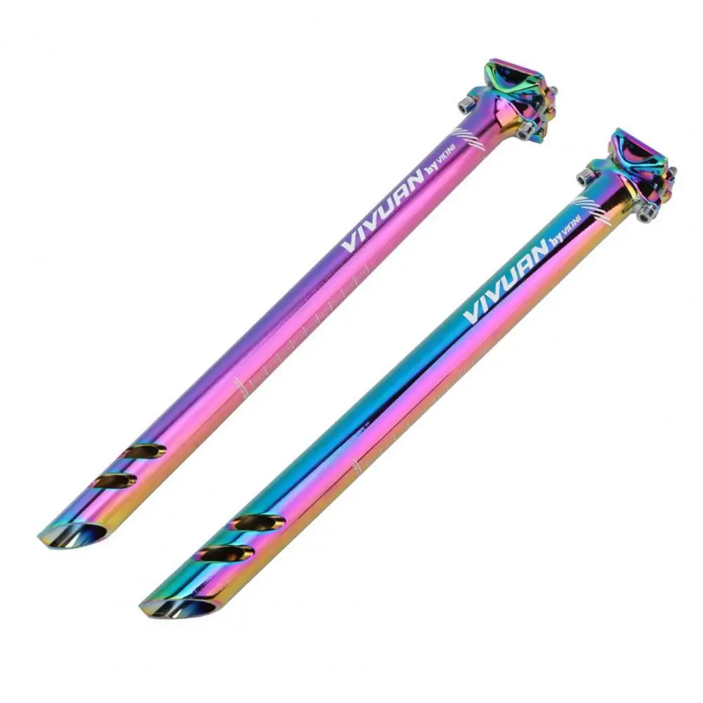 

Colorful Seatpost Shock-proof Aluminum Alloy 400mm Bicycle Seat Tube for Mountain Bike подседельный штырь tija telescopica mtb