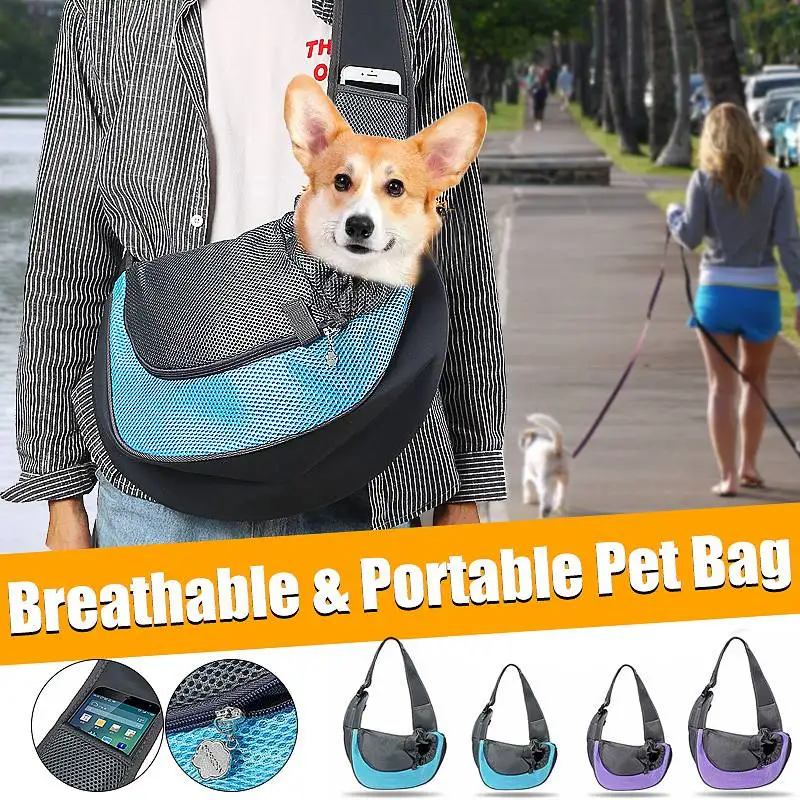 Рюкзак-переноска для собак, кошек, щенков, маленьких животных, передняя переноска, Удобная дорожная сумка на плечо, уличная дышащая