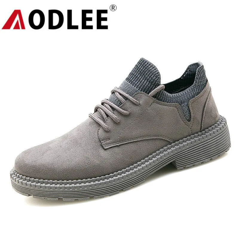 

Autumn Men Boots Low Tops Casual Working Martin Botas Hombre for Male Relaxed Simple Comfortable Hard-wearing Shoes AODLEE